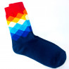 Socken mit Farbverlauf in mehreren Farben