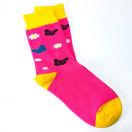 Grossiste chaussettes, modèle chaussettes papillons, pour revendeurs
