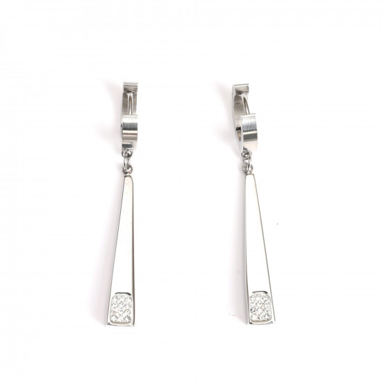 Best wholesale stainless steel jewelry, Stainless steel earrings silver plated post