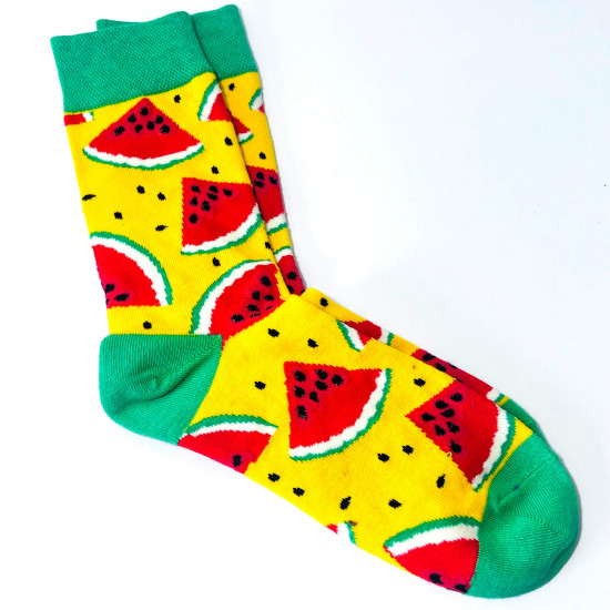 Wholesale socks, yellow watermelon socks, for retailers