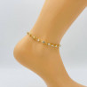 Gold-plated ankle chain G104-3D