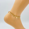 Gold-plated ankle chain G104-6D