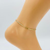 Gold-plated ankle chain G104-12D