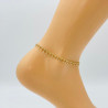 Gold-plated ankle chain G104-15D