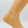 Gold-plated ankle chain G104-18D