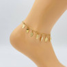 Gold-plated ankle chain G104-25D