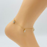 Gold-plated ankle chain G105-3D